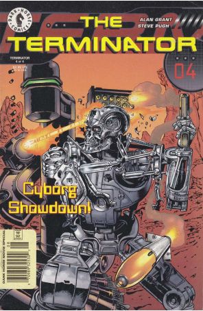Terminator (4th Series) 4 (Newsstand) published by Dark Horse with cover art by Steve Pugh