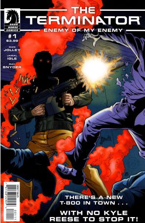 Terminator: Enemy of My Enemy 1 published by Dark Horse with cover art by Jamal Igle