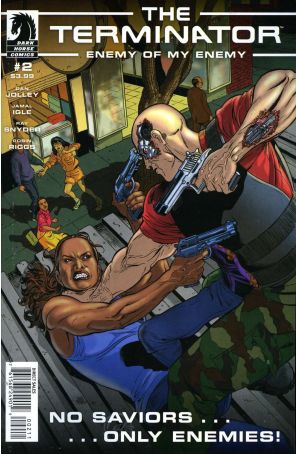 Terminator: Enemy of My Enemy 2 published by Dark Horse with cover art by Jamal Igle