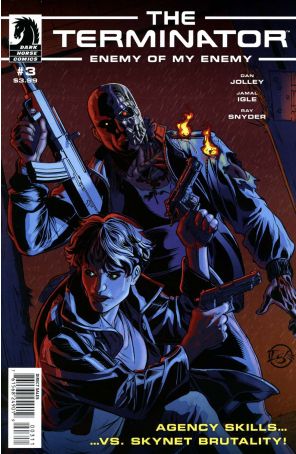 Terminator: Enemy of My Enemy 3 published by Dark Horse with cover art by Jamal Igle