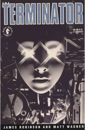 Terminator: One Shot 1 published by Dark Horse with cover art by Matt Wagner
