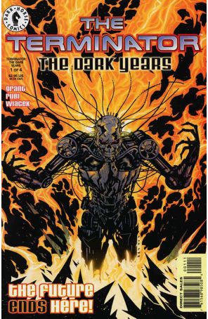 Terminator: The Dark Years 1 published by Dark Horse with cover art by Jae Lee