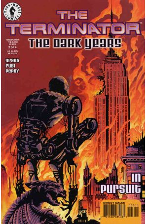 Terminator: The Dark Years 3 published by Dark Horse with cover art by Jae Lee
