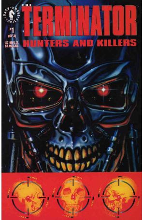 Terminator: Hunters and Killers 1 published by Dark Horse with cover art by John Tyler Dismukes