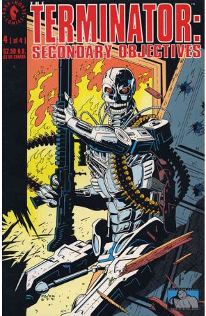 Terminator: Secondary Objectives 4 published by Dark Horse with cover art by Paul Gulacy