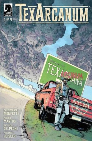 Texarcanum 1 published by Dark Horse with cover art by Miguel Martos