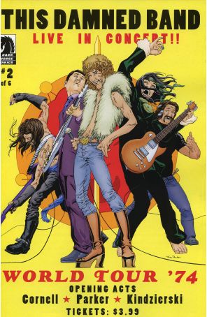 This Damned Band 2 published by Dark Horse with cover art by Tony Parker