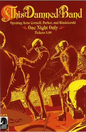This Damned Band 5 published by Dark Horse with cover art by Tony Parker