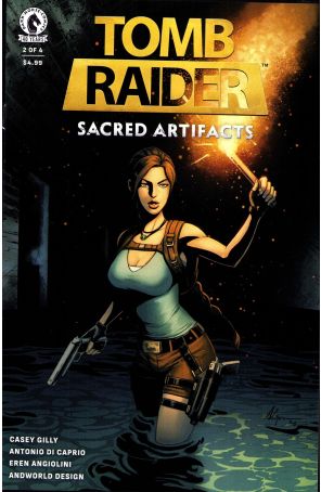 Tomb Raider: Sacred Artifacts 2 published by Dark Horse with cover art by Antonio Di Caprio