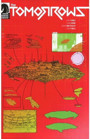 The Tomorrows 5 published by Dark Horse with cover art by Dylan Todd