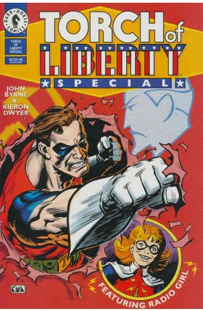 Torch of Liberty Special 1 published by Dark Horse with cover art by Kieron Dwyer