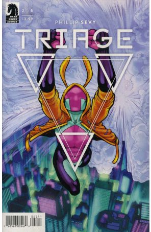 Triage 2 published by Dark Horse with cover art by Phillip Sevy