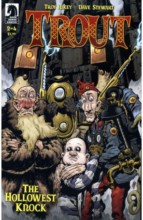 Trout: The Hollowest Knock 2 published by Dark Horse with cover art by Troy Nixey