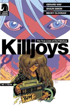 The True Lives of the Fabulous Killjoys 1B published by Dark Horse with cover art by Gabriel Bá