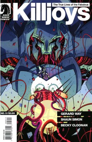 The True Lives of the Fabulous Killjoys 5 published by Dark Horse with cover art by Becky Cloonan