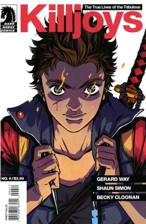 The True Lives of the Fabulous Killjoys 6 published by Dark Horse with cover art by Becky Cloonan