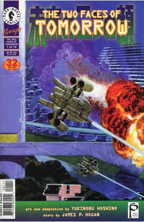 The Two Faces of Tomorrow 1 published by Dark Horse with cover art by Yukinobu Hoshino