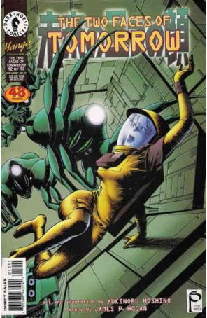 The Two Faces of Tomorrow 12 published by Dark Horse with cover art by Yukinobu Hoshino
