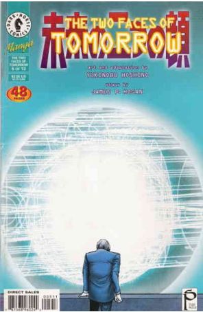 The Two Faces of Tomorrow 5 published by Dark Horse with cover art by Yukinobu Hoshino