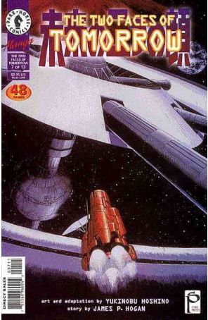 The Two Faces of Tomorrow 7 published by Dark Horse with cover art by Yukinobu Hoshino