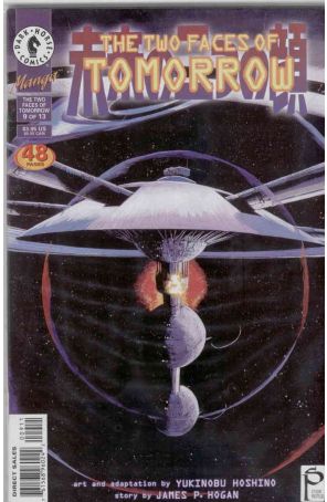 The Two Faces of Tomorrow 9 published by Dark Horse with cover art by Yukinobu Hoshino