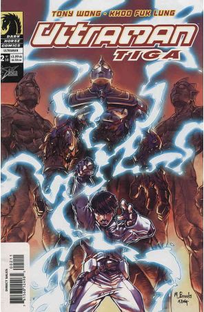 Ultraman Tiga 2 published by Dark Horse with cover art by Mark Brooks
