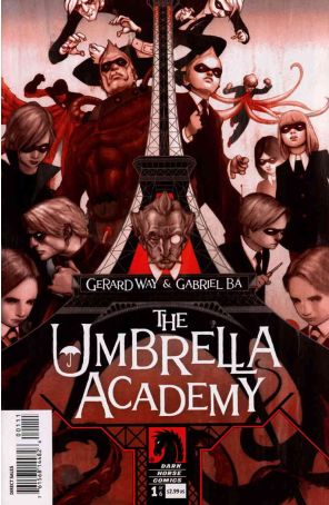 Umbrella Academy: Apocalypse Suite 1 published by Dark Horse with cover art by James Jean