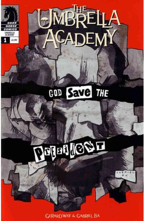 Umbrella Academy: Dallas 1 published by Dark Horse with cover art by Gabriel Bá