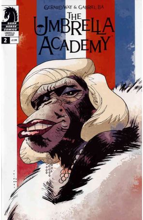 Umbrella Academy: Dallas 2 published by Dark Horse with cover art by Gabriel Bá