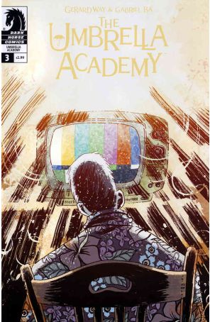 Umbrella Academy: Dallas 3 published by Dark Horse with cover art by Gabriel Bá