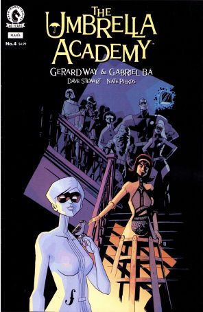 Umbrella Academy: Plan B 4A published by Dark Horse with cover art by Gabriel Bá