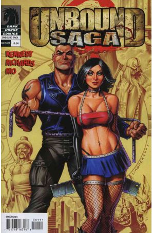 Unbound Saga 1 published by Dark Horse with cover art by Joseph Michael Linsner