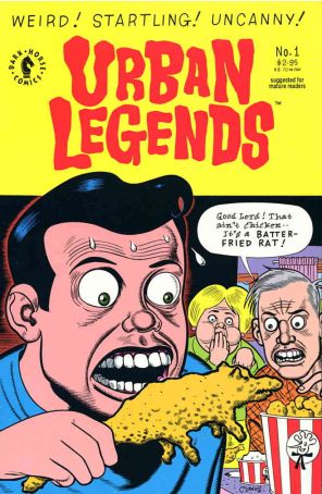 Urban Legends 1 published by Dark Horse with cover art by Dan Clowes