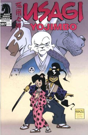 Usagi Yojimbo (Vol. 3) 107 published by Dark Horse with cover art by Stan Sakai