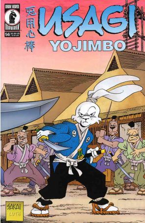 Usagi Yojimbo (Vol. 3) 56 published by Dark Horse with cover art by Stan Sakai