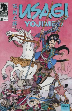 Usagi Yojimbo (Vol. 3) 81 published by Dark Horse with cover art by Stan Sakai