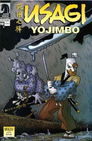 Usagi Yojimbo (Vol. 3) 98 published by Dark Horse with cover art by Stan Sakai