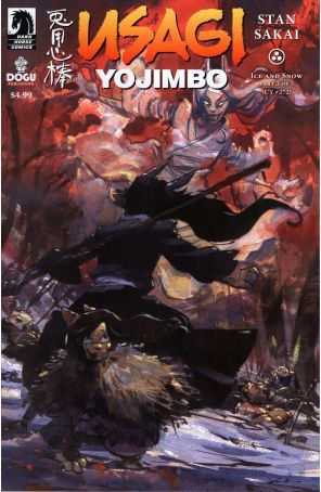 Usagi Yojimbo: Ice and Snow 3B published by Dark Horse with cover art by Jared Cullum