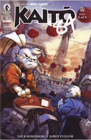 Usagi Yojimbo: Kaito ‘84 3A published by Dark Horse with cover art by Jared Cullum
