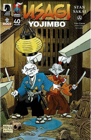 Usagi Yojimbo: The Crow 2A published by Dark Horse with cover art by Stan Sakai