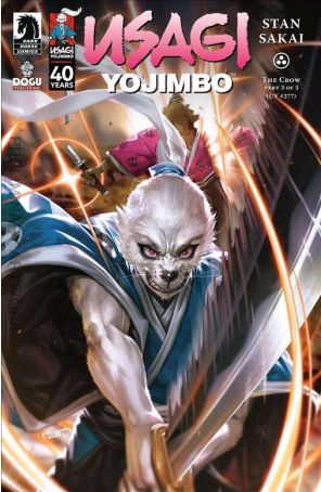 Usagi Yojimbo: The Crow 3B published by Dark Horse with cover art by Derrick Chew