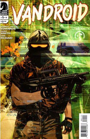 Vandroid 1 published by Dark Horse with cover art by Tommy Lee Edwards