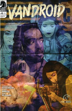 Vandroid 4 published by Dark Horse with cover art by Tommy Lee Edwards
