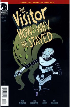 Visitor: How and Why He Stayed 3 published by Dark Horse with cover art by Paul Grist