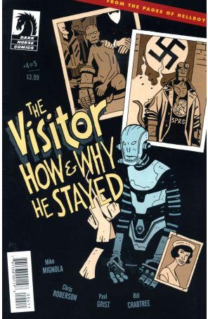 Visitor: How and Why He Stayed 4 published by Dark Horse with cover art by Paul Grist