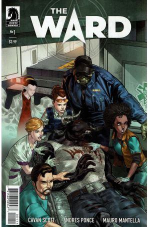 The Ward 1 published by Dark Horse with cover art by Andres Ponce