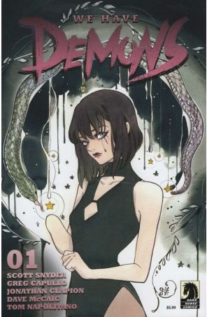 We Have Demons 1C published by Dark Horse with cover art by Peach Momoko