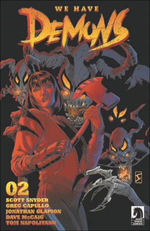 We Have Demons 2C published by Dark Horse with cover art by Jamal Igle