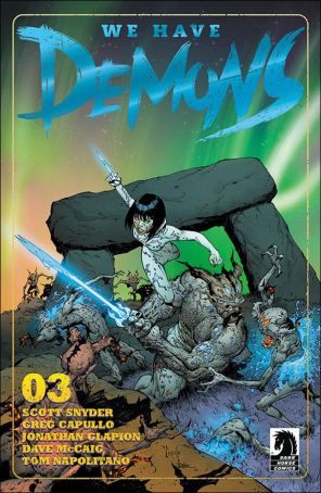 We Have Demons 3B published by Dark Horse with cover art by Greg Capullo