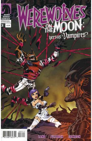 Werewolves on the Moon: Versus Vampires 3 published by Dark Horse with cover art by Matt Fillbäch and Shawn Fillbäch